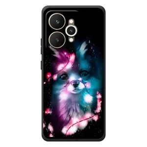 Чехол с Лисичкой для Realme 15 (Черная Лиса)