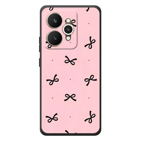 Чехол с рисунком «Черные бантики» для Realme 15 Чехол с рисунком «Черные бантики» для Realme 15