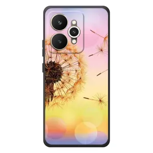 Силиконовый Чехол с одуванчиками на Realme 15 (Цветок-одуванчик)