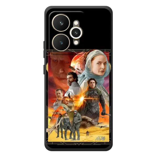 Чехол с рисунком «Д Ю Н А» для Realme 15