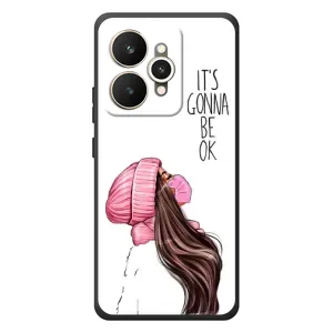 Чехол Стильные девушки на Realme 15 (Девушка в маске)