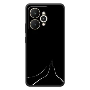 Чехол с картинками на черном фоне для Realme 15 (Дорога)
