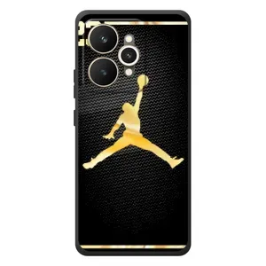 Силиконовый Чехол Nike Air Jordan на Реалми 15 (Джордан 23)