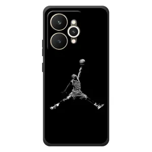 Силиконовый Чехол Nike Air Jordan на Реалми 15 (Джордан)