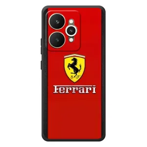 Силіконовий бампер з картинкою машини на Realme 15 (Ferrari Logo)