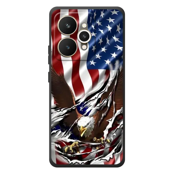 Чехол с рисунком «Флаг USA» для Realme 15 Чехол с рисунком «Флаг USA» для Realme 15