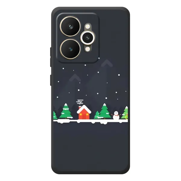 Чехол с рисунком «Город зимний» для Realme 15 Чехол с рисунком «Город зимний» для Realme 15