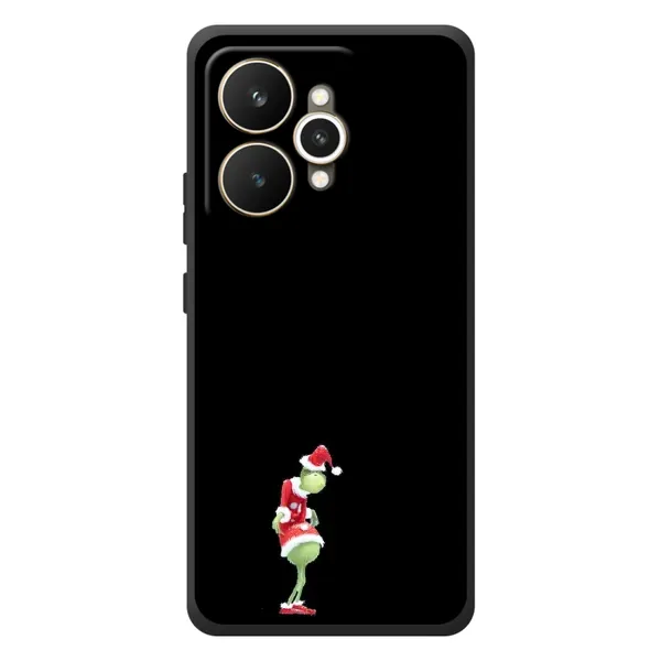 Чехол с рисунком «Гринч на чорном» для Realme 15 Чехол с рисунком «Гринч на чорном» для Realme 15