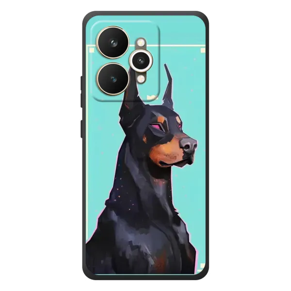 Чехол с рисунком «Король доберман» для Realme 15 Чехол с рисунком «Король доберман» для Realme 15