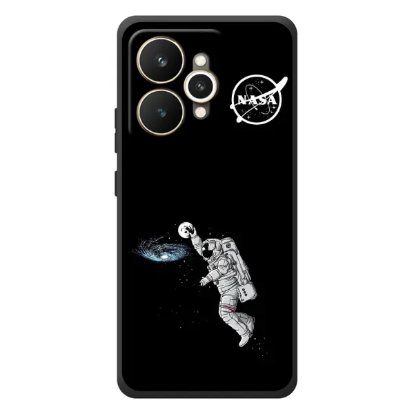 Чехол с рисунком «Космонавт баскетболист» для Realme 15
