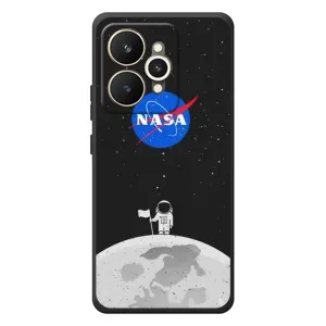 Силиконовый бампер с принтом "Наса" на Realme 15 (Космонавт NASA)