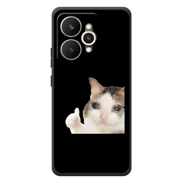 Чехол с рисунком «Кот в слезах» для Realme 15 Чехол с рисунком «Кот в слезах» для Realme 15