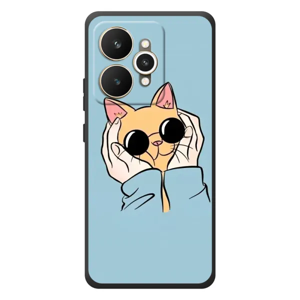Чехол с рисунком «КОТИК в очках» для Realme 15 Чехол с рисунком «КОТИК в очках» для Realme 15