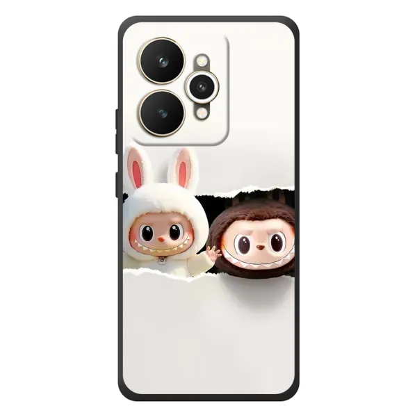 Чехол с рисунком «Фигурки Labubu» для Realme 15 Чехол с рисунком «Фигурки Labubu» для Realme 15