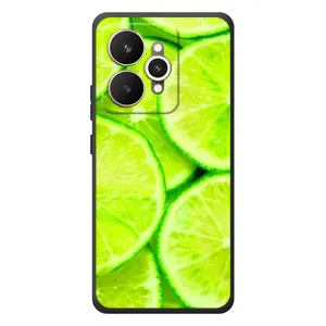 Чохол з зображенням смачної їжі для Realme 15 (Лайм)