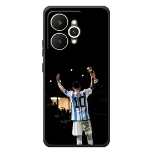 Чехлы Лео Месси Аргентина для Realme 15 (Лео Чемпион)