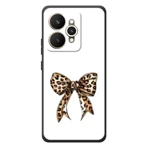 Чохол банти для Realme 15 (Леопардовий бант)