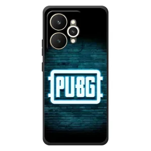 Чехол (TPU) с картинкой "Лого Пабг" на Реалми 15 (Лого PUBG)