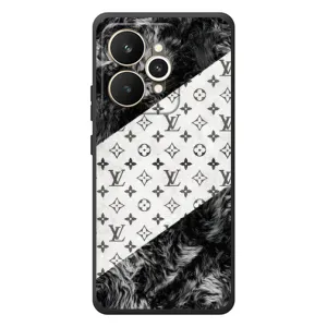 Чехол Стиль Louis Vuitton на Realme 15 (LV на белом)
