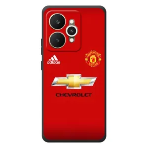 Силиконовые Чехлы принт Футбол на Realme 15 (Man United)