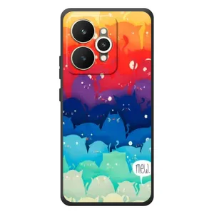 Силиконовый чехол с котиком для Realme 15 (Mew)