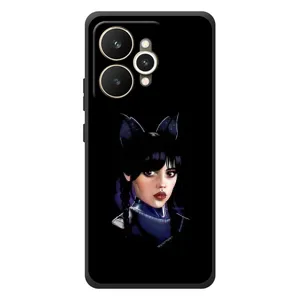 Чехлы с принтом Уэнсдей на Realme 15 (Милая Уэнсдей)