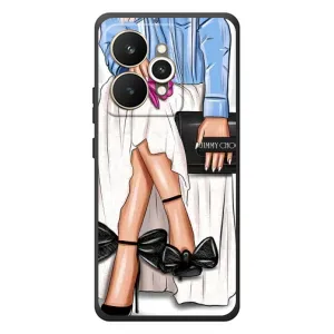 Силиконовый Чехол на Realme 15 с картинкой Стильных Девушек (Мода)