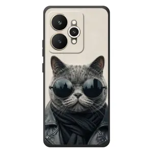 Чехол на тематику: Коты для Realme 15 (Модный кот)