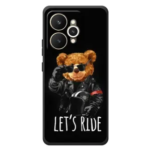 Чехол с рисунком «Модный Мишка» для Realme 15