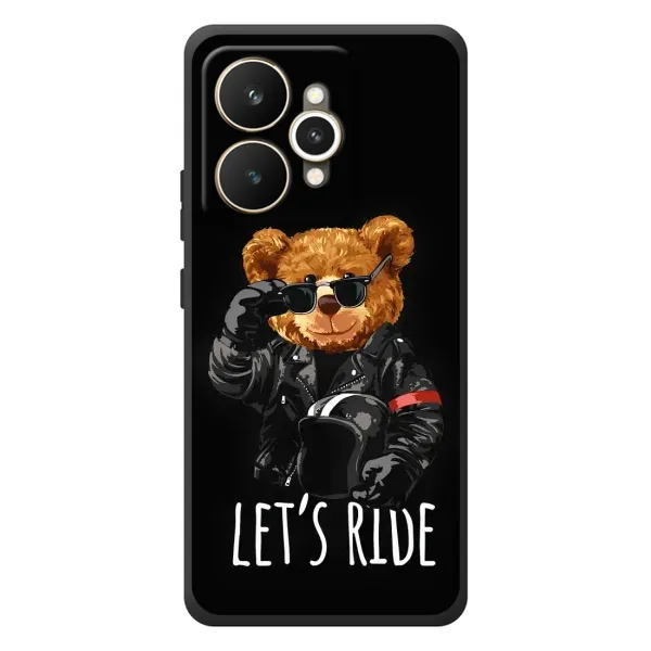 Чехол с рисунком «Модный Мишка» для Realme 15