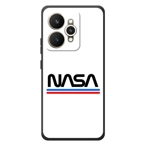 Чехол с рисунком «NASA на белом фоне» для Realme 15