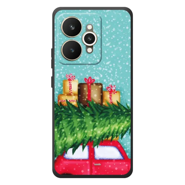 Чехол с рисунком «Новогодние подарки» для Realme 15