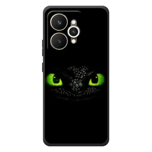 Чехол дракон Беззубик для Realme 15 (Глаза Беззубика)
