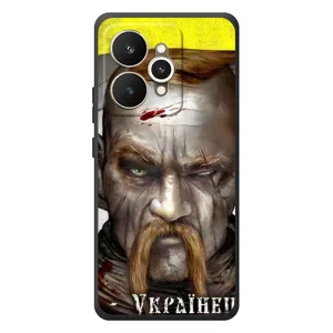 Чехол с картинкой (Патриотический КОЗАК) на Realme 15 (Одноглазый Козак)