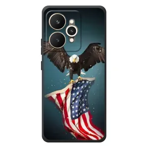 Чохол Прапор USA для Realme 15 (Орел і прапор)