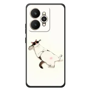 Чехол на тематику: Коты для Realme 15 (Отдых)
