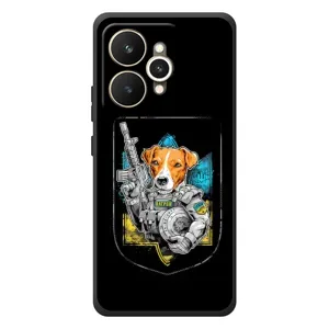 Чехол с принтом для Realme 15 (Патрон Воин)
