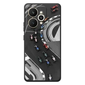 Чехол фильм Формула 1 для Realme 15 (Гонки ф1)