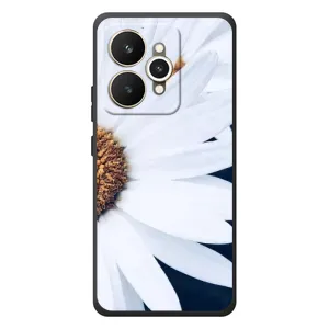 Чехол с ромашками на Realme 15 (Пол ромашки)
