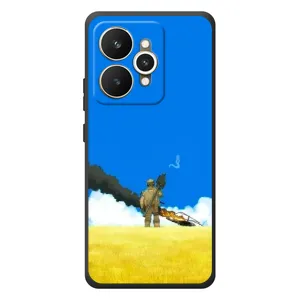 Чехлы на военную тематику для Realme 15 (Попадание)