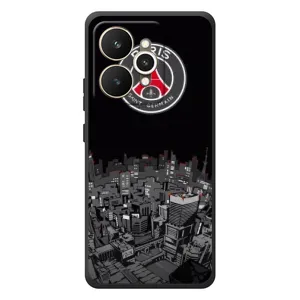 Силиконовые Чехлы принт Футбол на Realme 15 (PSG)