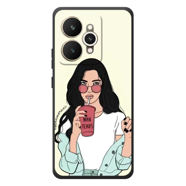 Чехол с рисунком «С напитком» для Realme 15 Чехол с рисунком «С напитком» для Realme 15