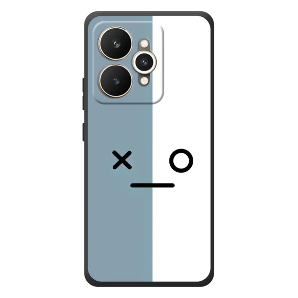 Чехол с рисунком «Серо-белый» для Realme 15