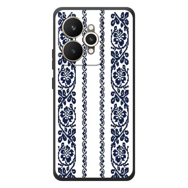 Чехол с рисунком «Синяя вышиванка» для Realme 15 Чехол с рисунком «Синяя вышиванка» для Realme 15