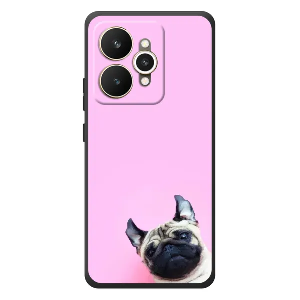 Чехол с рисунком «Собака на розовом» для Realme 15 Чехол с рисунком «Собака на розовом» для Realme 15