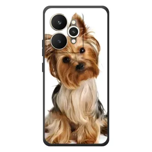 Чехол (ТПУ) Милые собачки для Realme 15 (Собака Терьер)