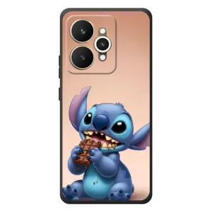 Чехол с рисунком Стич для Realme 15 (Стич с шоколадом)