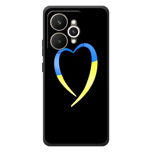 Чехол с рисунком «Украинское сердце» для Realme 15 Чехол с рисунком «Украинское сердце» для Realme 15