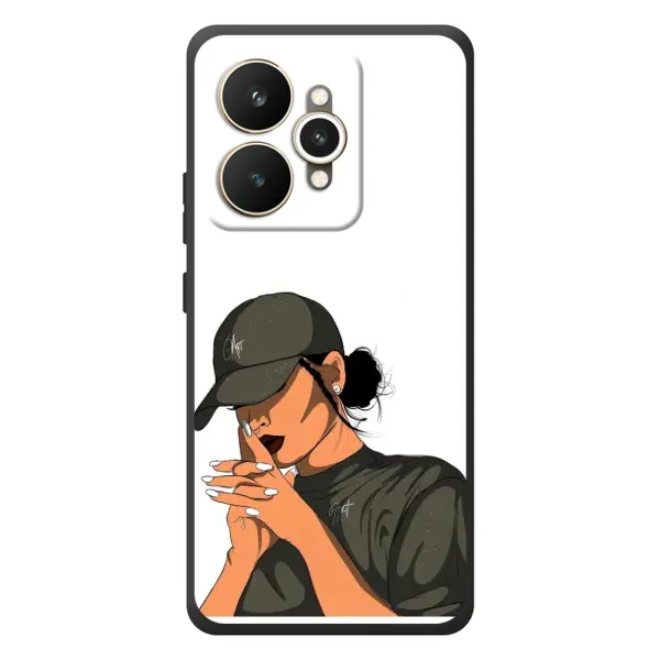 Чехол с рисунком «В зеленом» для Realme 15 Чехол с рисунком «В зеленом» для Realme 15
