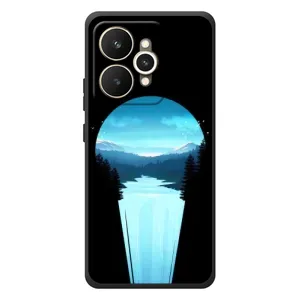 Летний Чехол на Realme 15 (Синий Водопад)